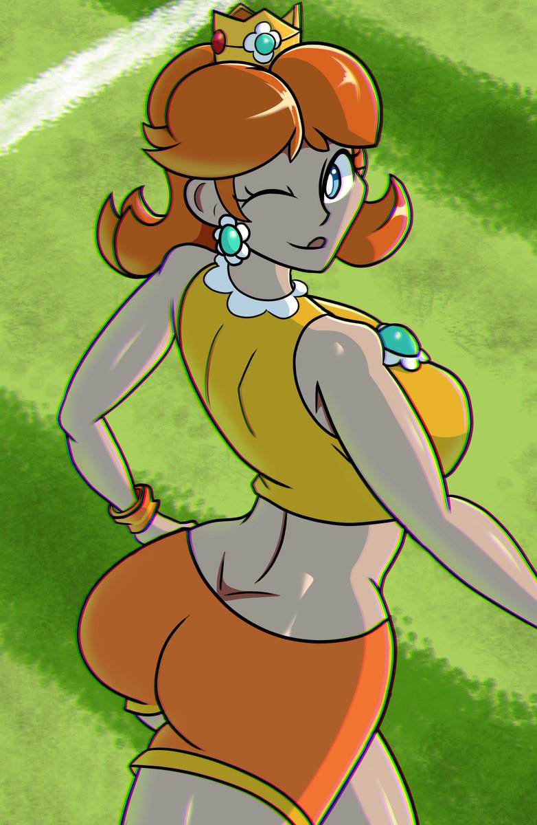 Daisy
Yesterday Mario Tennis Fever was released and I had to draw a drawing, enjoy it.