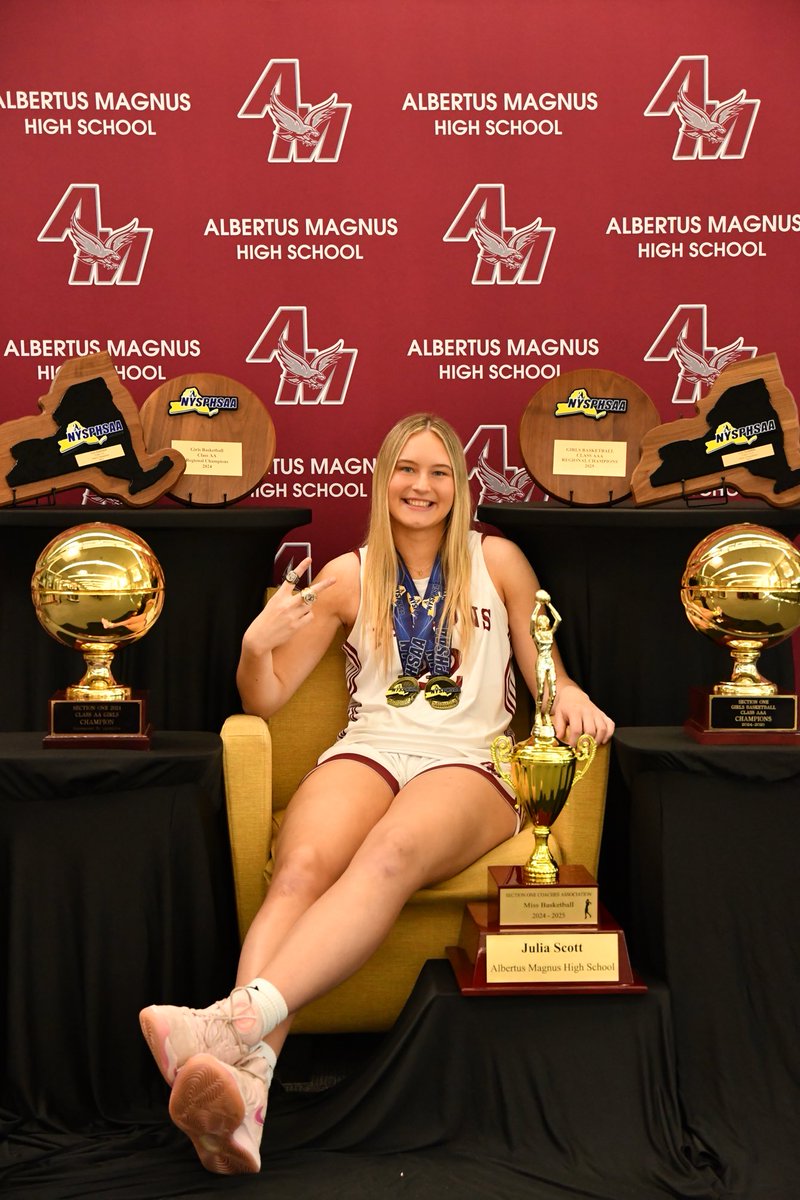 A big congratulations to Julia Scott from Albertus Magnus HS, who has just become the All-Time Leading Scorer in Rockland County Girls Basketball history! 🏀

This incredible achievement is a testament to her hard work, dedication, and passion for the game. Julia’s commitment on