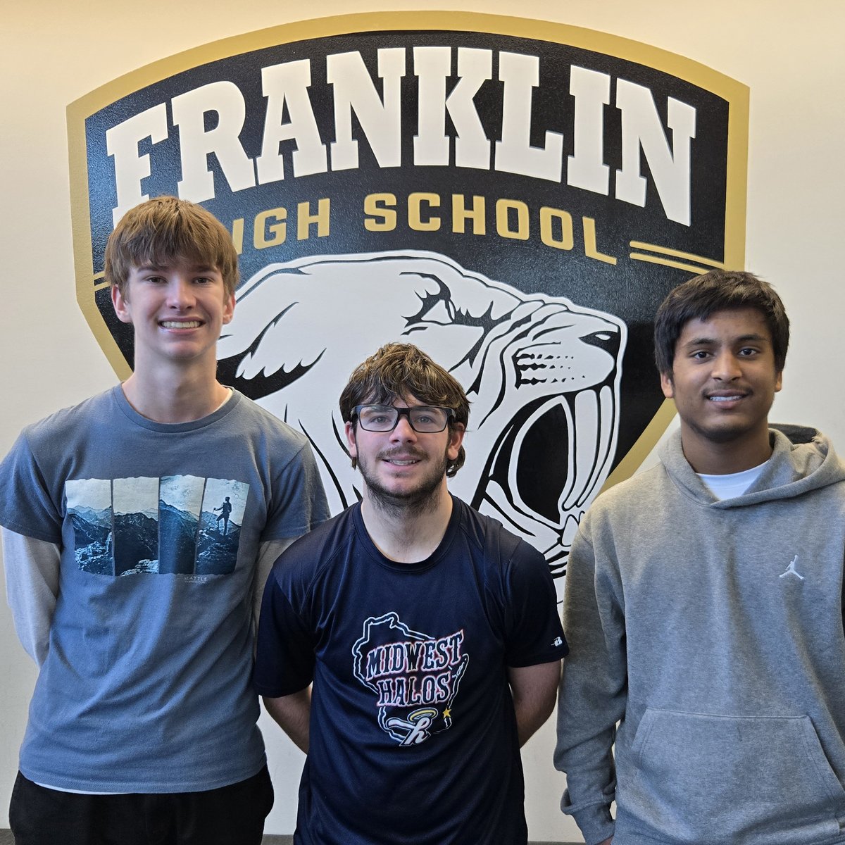 FranklinSabers's tweet photo. 🌟 Congrats to our students selected for Badger Boys!  This program gives hands-on leadership, civic engagement &amp; personal growth experiences. Way to go, future leaders! 👏
Badger Boys (Juniors): Mason Gindt, Andrew Cloyd, Rohan Peddamalu https://t.co/qpqmBWvAgt