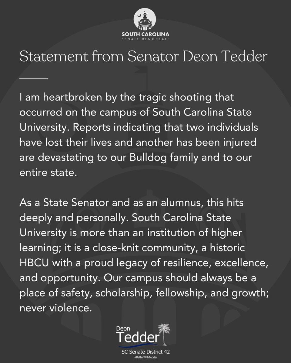 South Carolina Senate Democrats tweet media