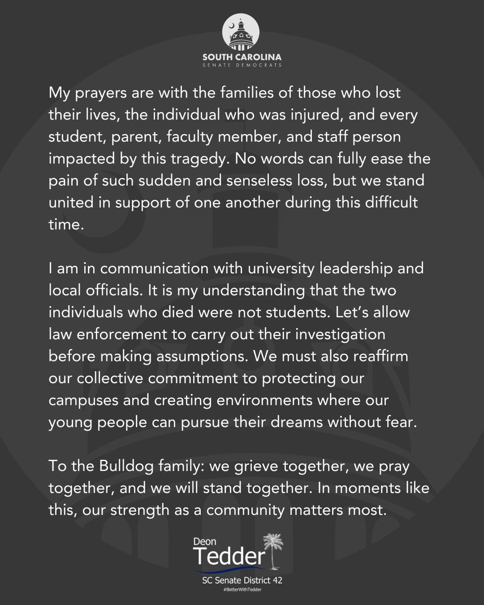 South Carolina Senate Democrats tweet media