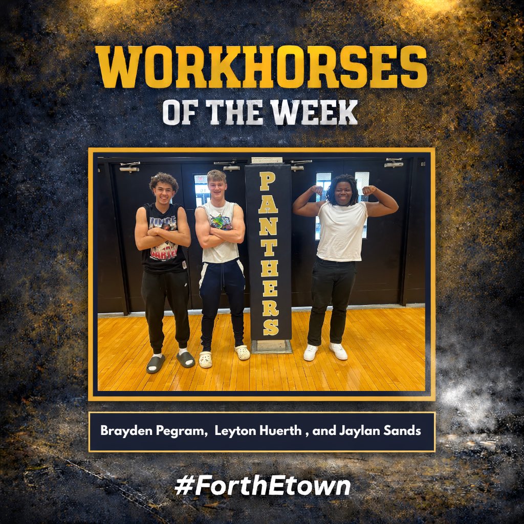 E-town Panther Football tweet media