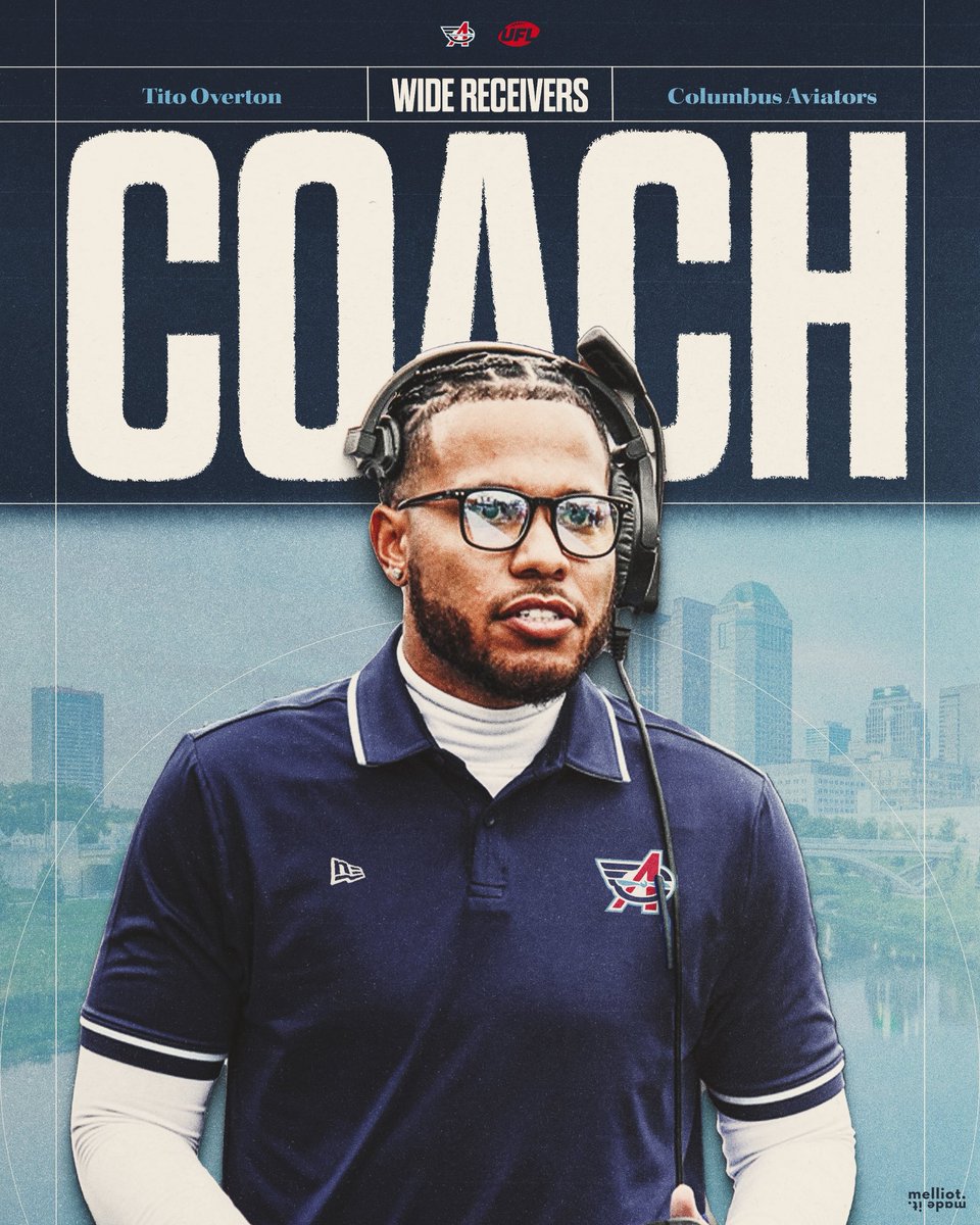 Excited for change! ✈️ <a href="/TheUFL/">United Football League</a> <a href="/UFLonFOX/">UFLonFOX</a> <a href="/UFLAviators/">Columbus Aviators</a>