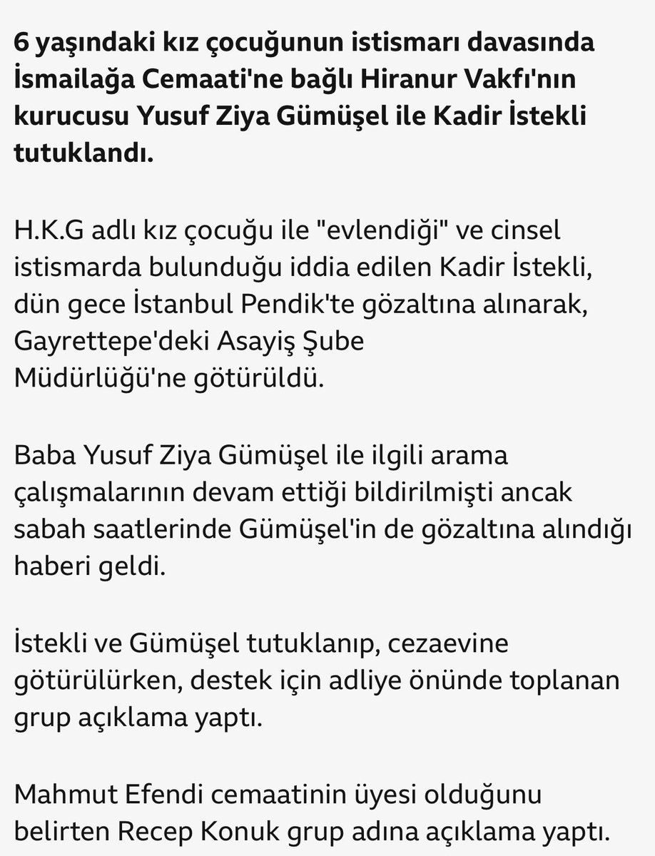 fatih-çarşamba, ismailağa’nın merkezi. hangi ismailağa mı? 6 yaşındaki kız çocuğunun istismar edildiği cemaat.