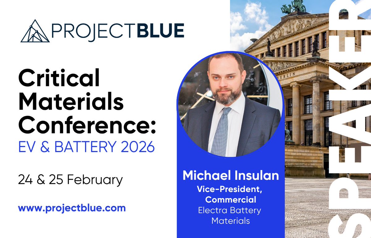 Electra Battery Materials Corporation tweet media