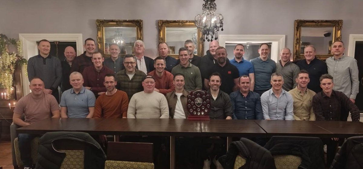 CavanGaelic's tweet photo. Last Saturday night we held our 2026 AGM and presentation of Gaelic Masters Association Shield medals in The Kesh Bar.

Special thanks to Martin Cahill from Cavan County Board for presenting medals and for their support throughout 2025.   The players Player Of The Year award went https://t.co/EhEyJUgAkf