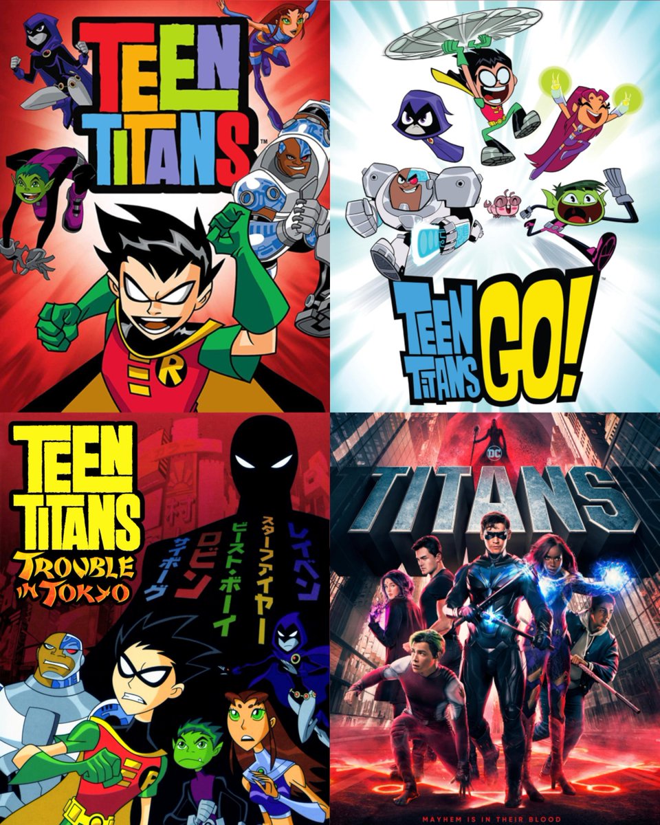 Be_AmazedCBM's tweet image. Choose a Teen Titans adaptation