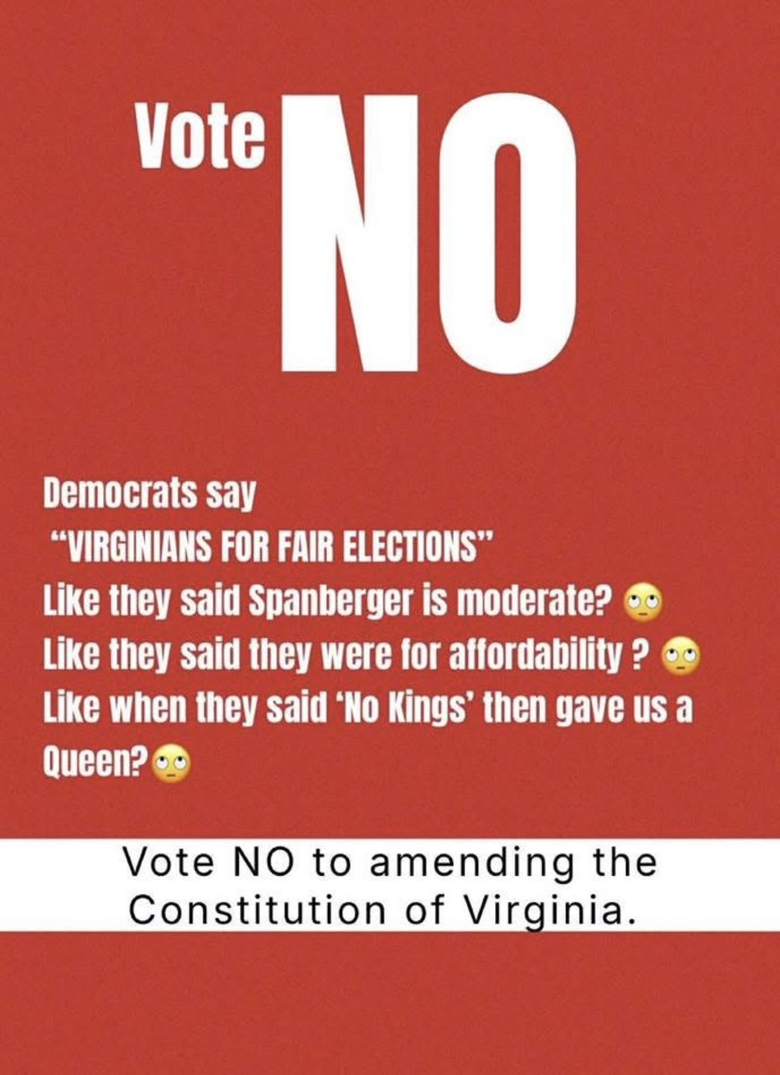 The words “restore fairness” in the question on the April 21, 2026 Redistricting Amendment are blatantly false. There is nothing fair about this gerrymandered map when it is 10D-1R. This is about the Democrats hunger for power and control. Vote "NO" on this Amendment!