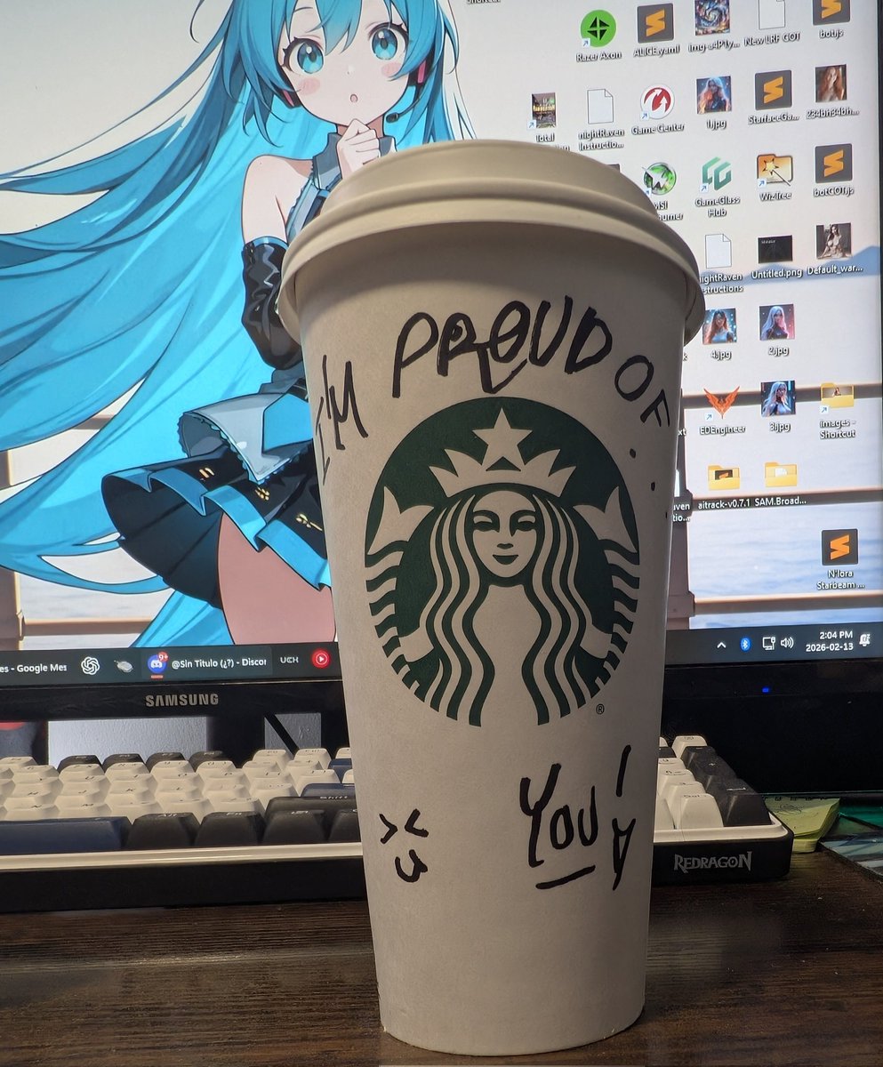 The Starbucks lady is so sweet 😊