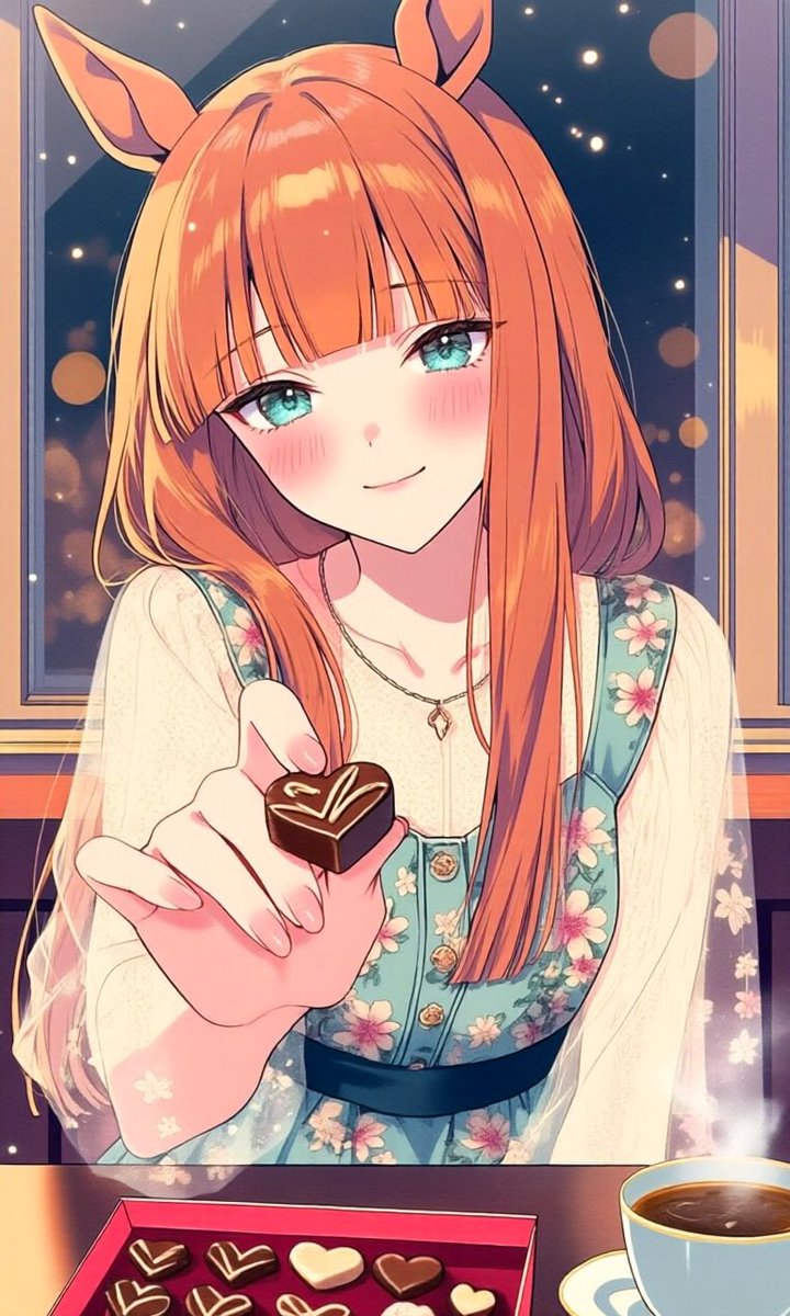 そして、推し３人目はスズカさん😆💝
美人可愛いですね〜😉🍫
「あ〜んして💕」
#AIイラスト #サイレンススズカ