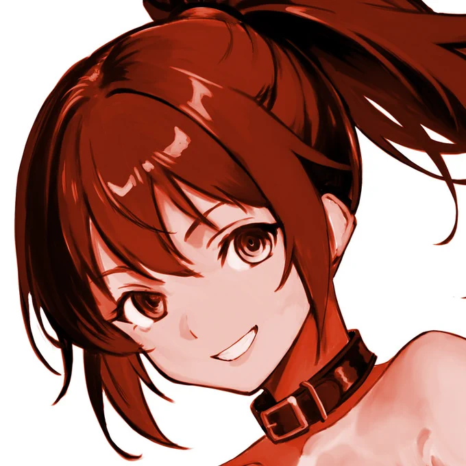 バレンタインとしてFANBOX用に描き進めている、うちのウィザードリィの戦士ちゃん。 体調がまだ本調子でなかったことなどから間に合いませんでしたので、とりあえずラフをぺたり。
