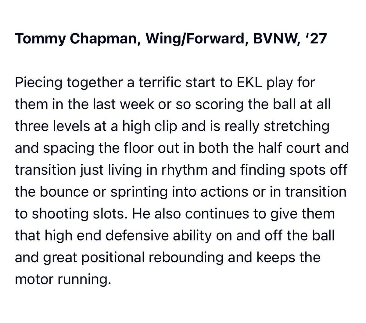 Tommy Chapman tweet media