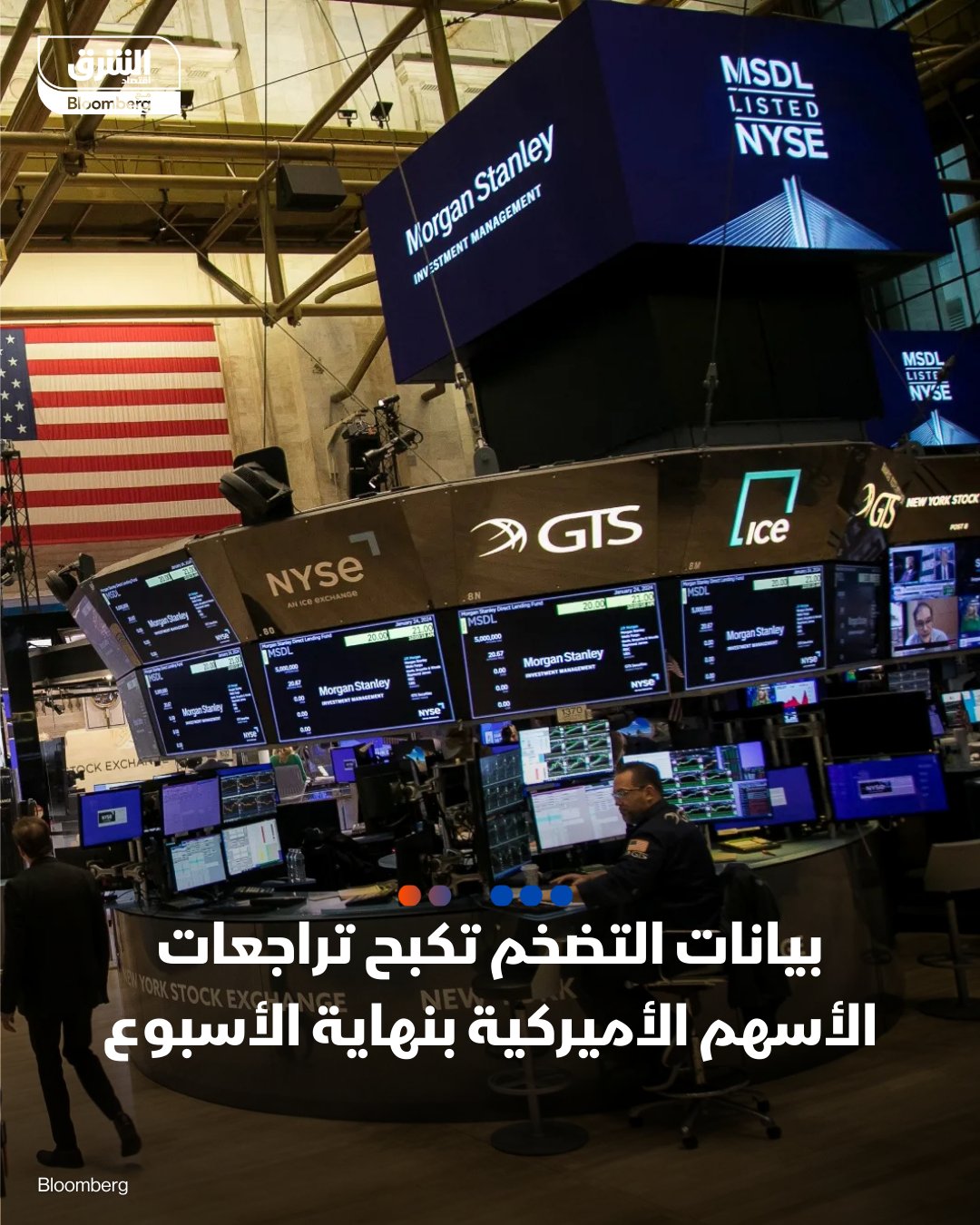 بيانات التضخم تكبح تراجعات الأسهم الأميركية بنهاية الأسبوع - أنهت المؤشرات الرئيسية في وول ستريت تعاملات الأسبوع على استقرار، بعد أن جاءت قراءة مؤشر أسعار المستهلكين في يناير بأفضل من التوقعات ما يفتح الباب أمام الفيدرالي لخفض محتمل لأسعار الفائدة. مؤشر SP500 على استقرار. مؤشر ناسداك يتراجع هامشياً بنحو 0.2%. مؤشر داو جونز على استقرار 