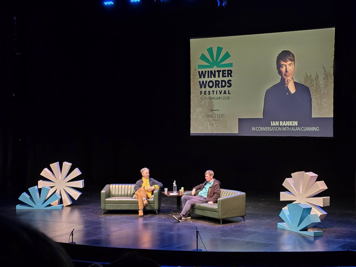 marshy_32's tweet photo. Thanks for an entertaining evening @Beathhigh and Alan Cumming
#pitlochryfestivaltheatre #winterwords https://t.co/ehukCoEe8k