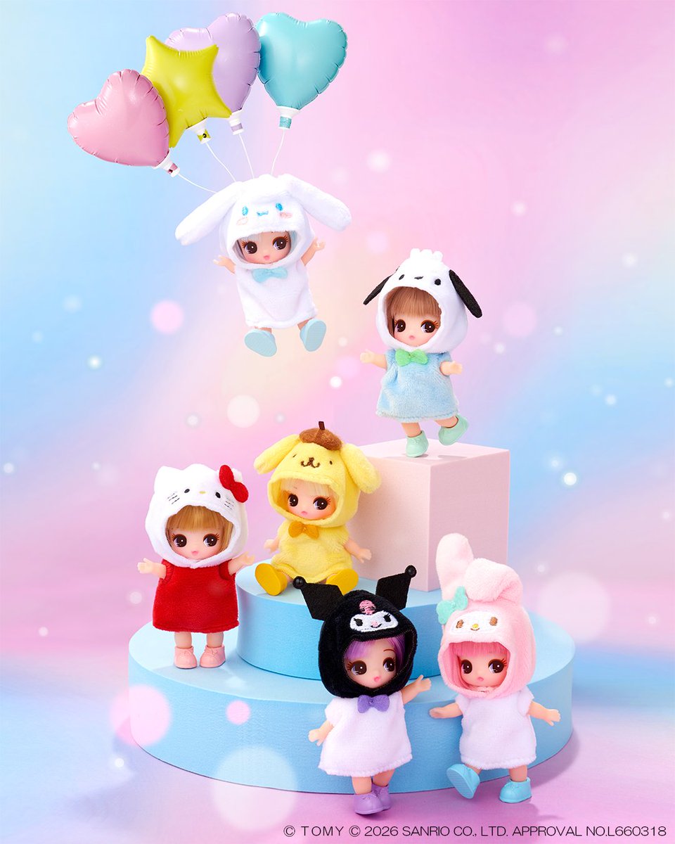 ぷちリカちゃん サンリオ 本日2/14発売！ぷちリカちゃん✨サンリオキャラクターズコレクション