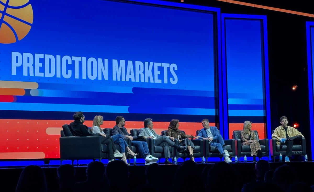 Sportradar's tweet photo. Thank you to @NBA for having us at #NBATechSummit! Was great to see our CEO Carsten Koerl alongside leaders from @DraftKings @FanDuel, @Kalshi, @MGMResortsIntl and @Polymarket. https://t.co/Fw73uW3Col