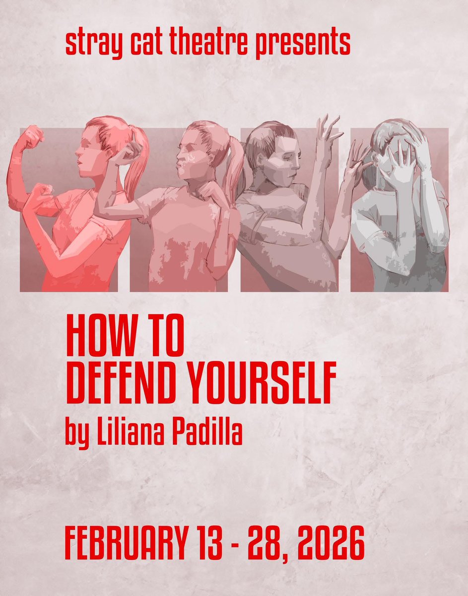 HOW TO DEFEND YOURSELF opens TONIGHT!! 
the punches come literally and figuratively.
all we need is you.
$10 off adult tix with code WOLVERINE.
maybe plan to join us there.
happy friday! 😻
🎟️: straycattheatre.org