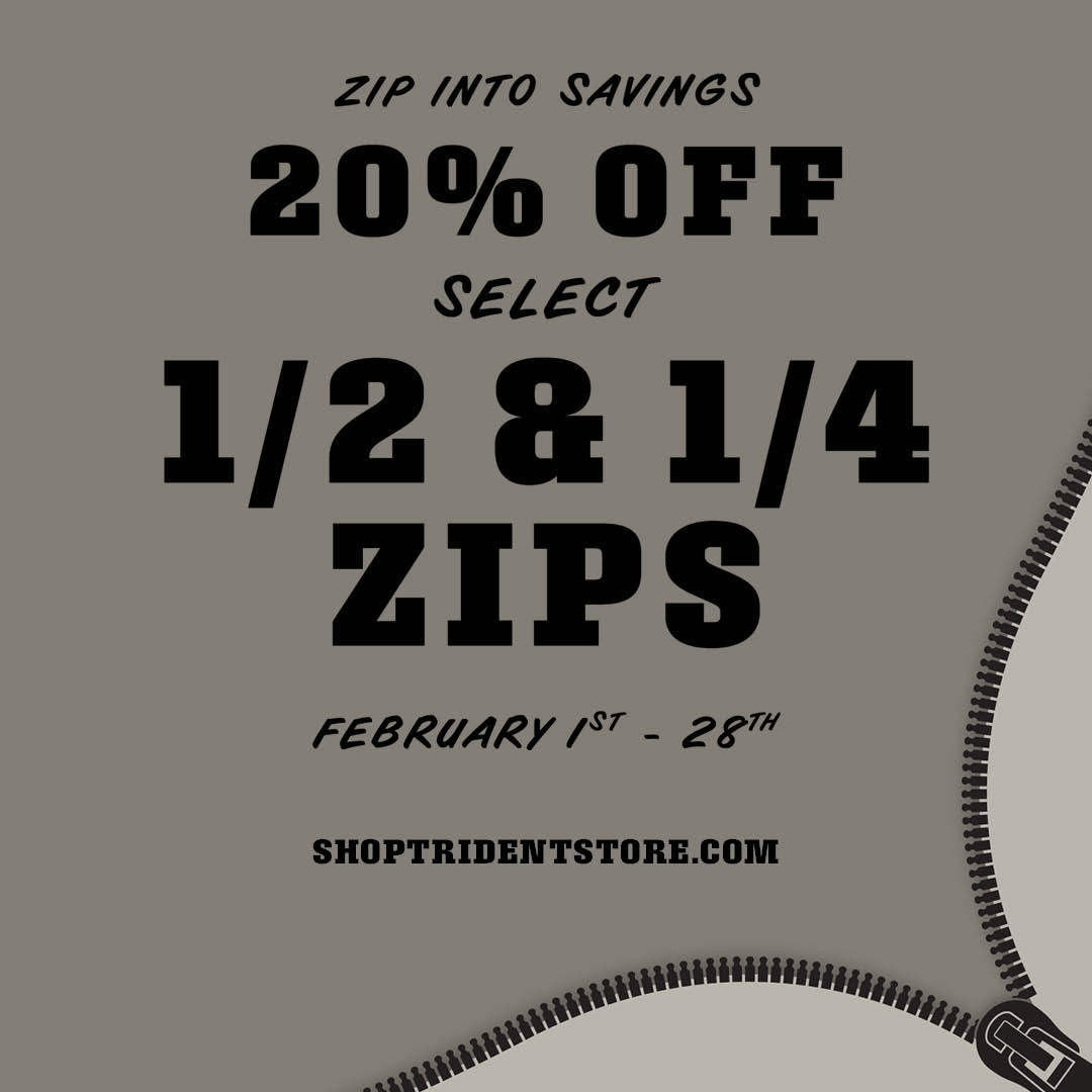 Attention, Trident! Zip into savings from the #TridentStore until February 28! 💪 #TridentStrong #TridentFamily