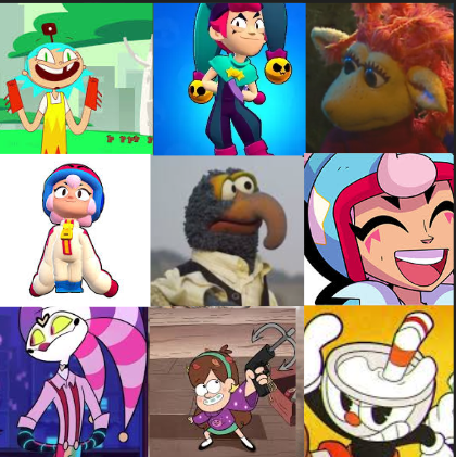 Pepper_The_WTH_'s tweet image. #my Gozo variants, please someone understand #muppetstwt #BrawlStars #HelluvaBoss #GravityFalls #CupHead #BerndDasBrot