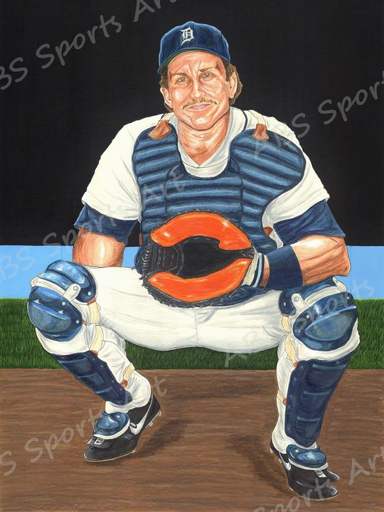 Art of the Day! "Lance Parrish Fine Art Print". Buy at: ArtPal.com/abssportsart?i…