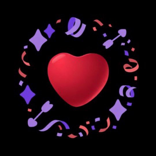 𝕏 added a new like animation for Valentine's Day!