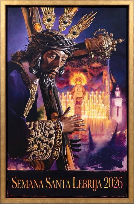 #Sevilla I Manolo Mena,<a href="/MenaYBravo/">Mena y Bravo</a> presenta el cartel de la Semana Santa de Lebrija 2026
#TDSCofrade #NoticiasEDC #CofradiasAND