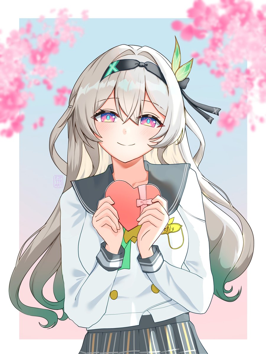 バレンタインホタル💚🩵  #崩壊スターレイル #fireflyhsr #honkaistarrail