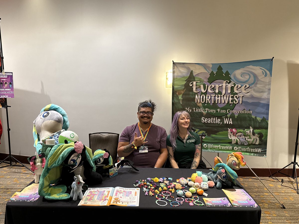 We’re here at <a href="/HarmonyPonyCon/">HarmonyCon Dallas</a> ! Come say high and hear a little of what we have in store for #EFNW2026 !