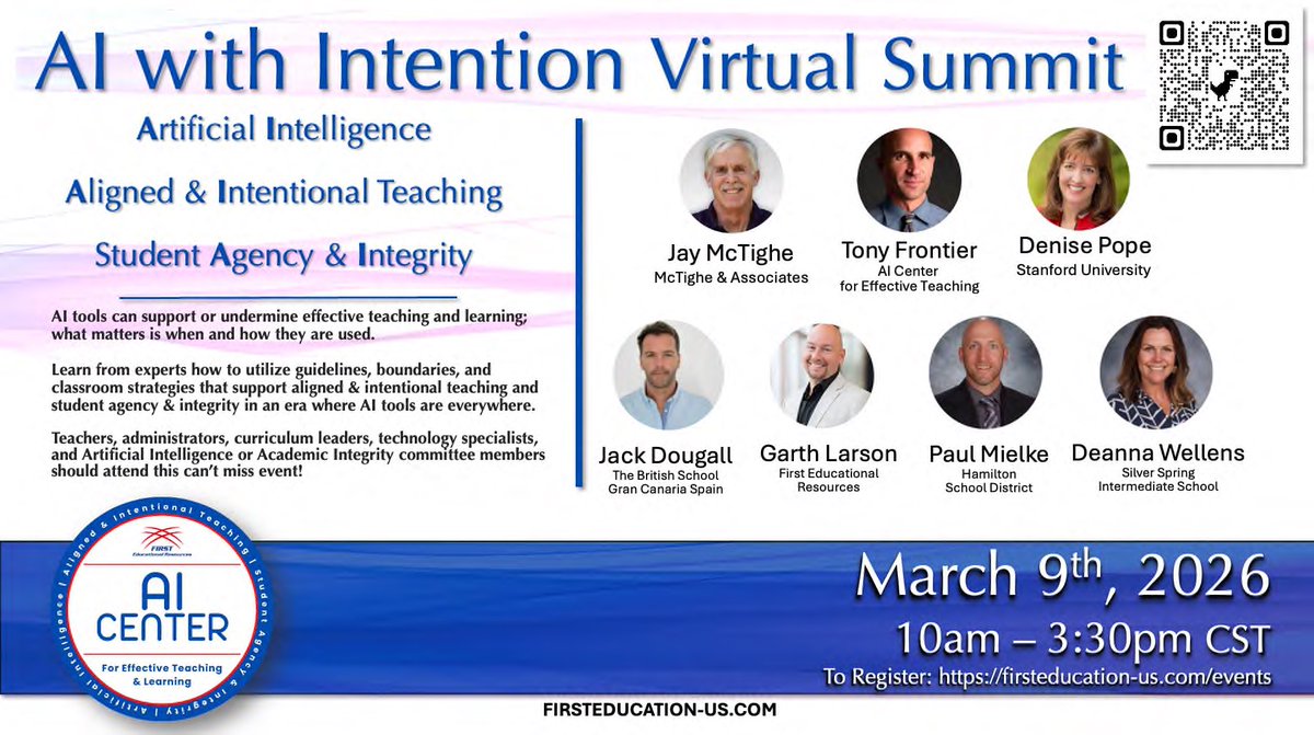 jaymctighe's tweet photo. Consider signing up for the The AI with Intention Virtual Summit - March 9, 10-3:30 EST. For more information: https://t.co/xvArNr3Djk https://t.co/RMx1NJfkIC