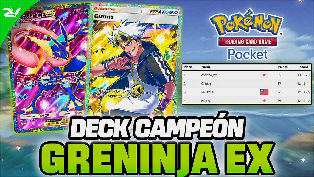 Greninja EX DESTROZA el Torneo más grande de Pokemon TCG Pocket youtu.be/5-9ij91tHGo
#PokemonTCGPocket #ポケポケ #ポケポケデッキ紹介