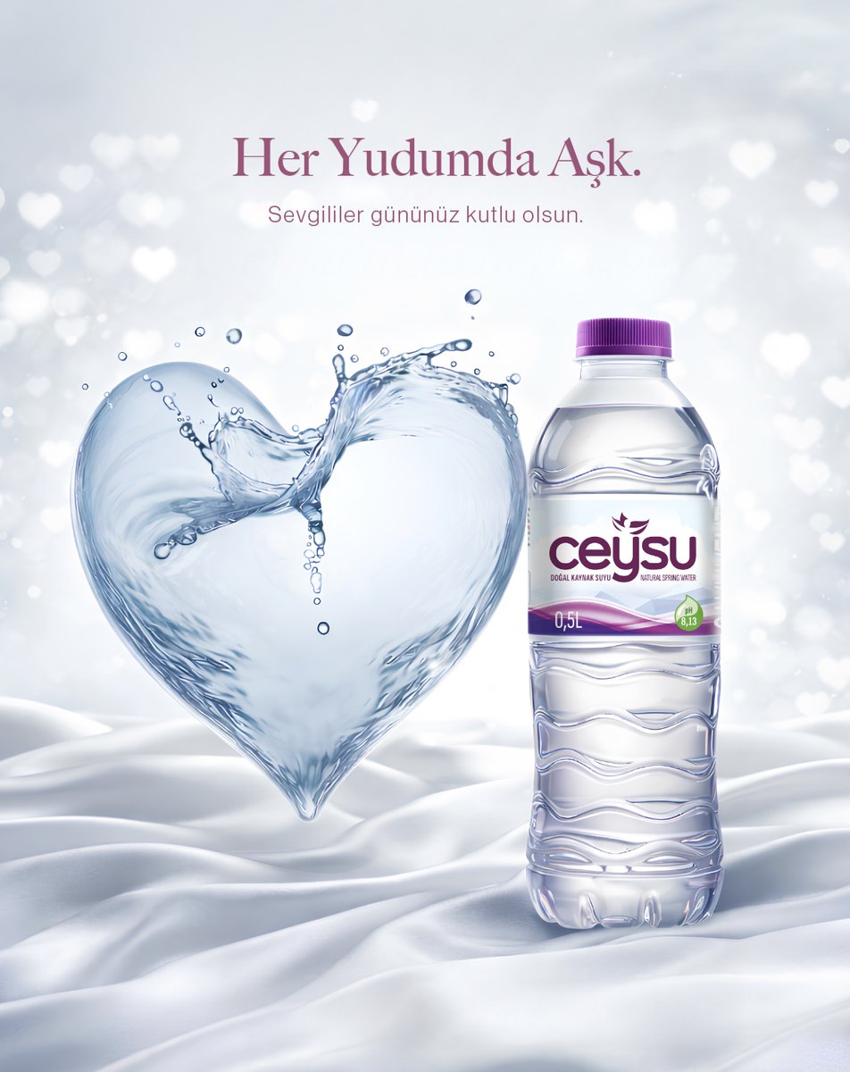 Aşk en saf haliyle kalpten gelir… 💜
Doğanın kalbinden gelen Ceysu ile
Her Yudumda Aşk.
14 Şubat Sevgililer Günü Kutlu Olsun. ✨
#Ceysu #HerYudumdaAşk #SevgililerGünü #AşkGibiSaf #DoğalKaynakSuyu