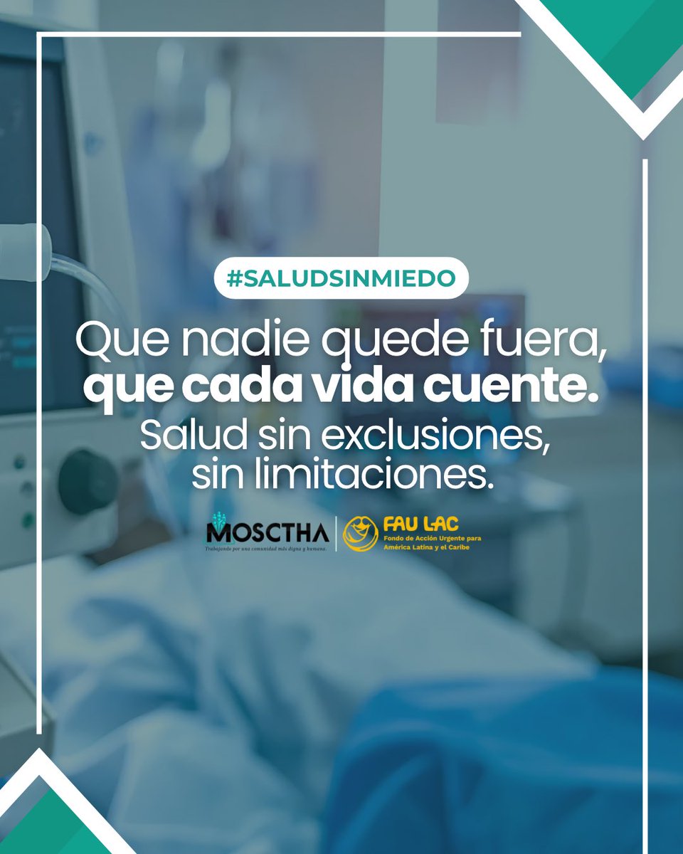 mosctha's tweet photo. Que nadie quede fuera, que cada vida cuente.
Salud sin exclusiones, sin limitaciones. 🩺

———————————-

Pa kite pèsonn deyò, lavi chak moun konte.
Sante san eksklizyon, san limit. 🩺

#SaludParaTodasYTodos #AtenciónConRespeto #BienestarSinBarreras #AtenciónSinDiscriminación https://t.co/APM48zjSEE