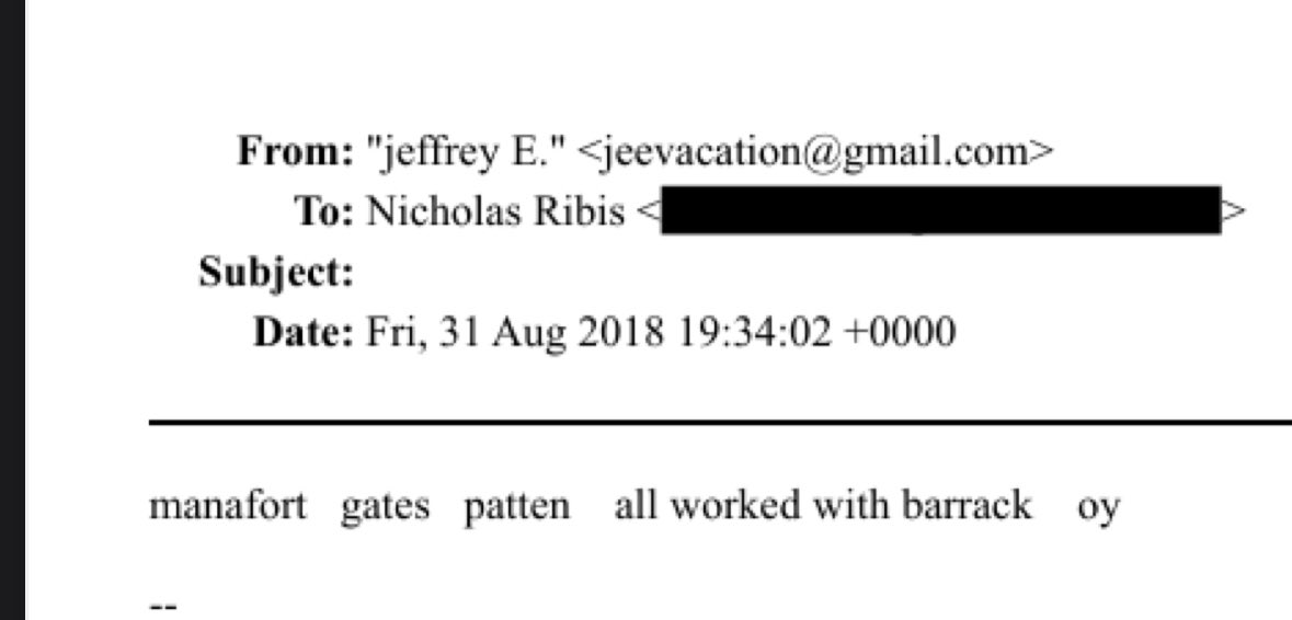 Trismegistos33's tweet image. justice.gov/epstein/files/…

#manafort #gates #patten all worked with #barrack #epstein #Muellersinvestigation #trump #trumpjr