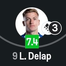 7.4 com 3 assistências é diabólico