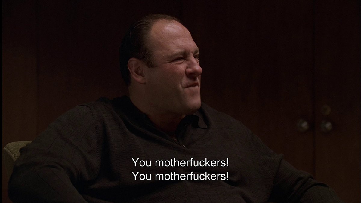 Every The Sopranos Frame In Order tweet media