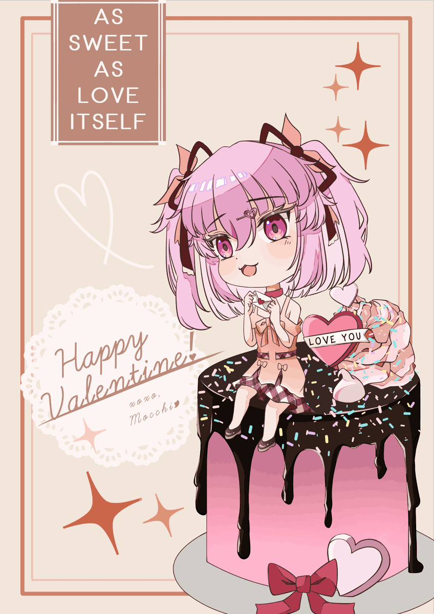 hishimocchi's tweet photo. ♥️Happy Valentine's Day!♥️

#Vtuber #m0ch1llust #VuberEN https://t.co/BgWIldSFSU