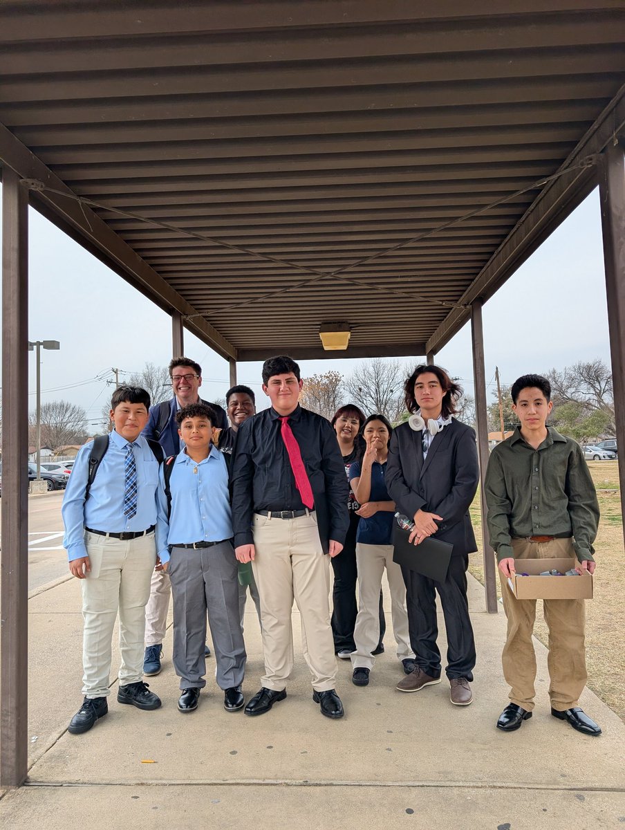 Headed to regional TSA competition with some amazing <a href="/Crockett_MS/">Crockett MS</a> Cougars! <a href="/iisdCTE/">Irving ISD CTE</a> <a href="/IrvingISD/">Irving ISD</a>