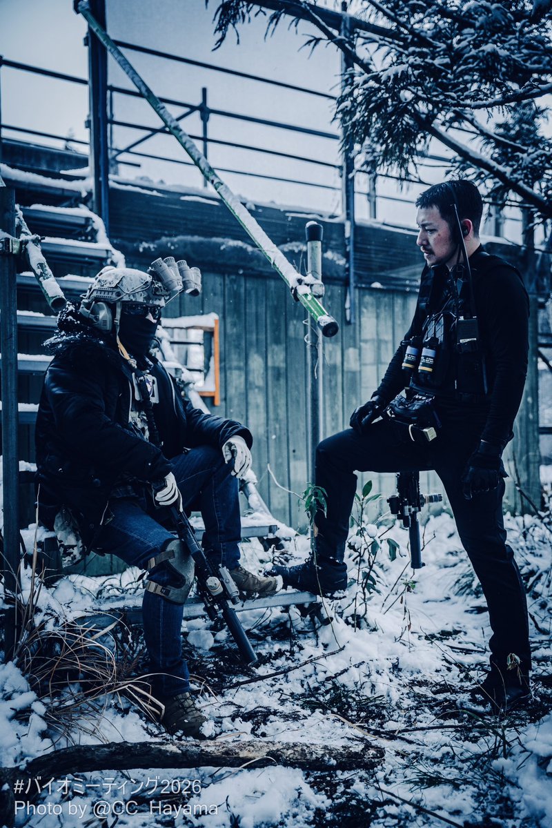 #バイオミーティング2026 
#バイオミーティング 
photo by <a href="/CC_Hayama/">葉山りょーご📷🇨🇦</a> 

2024年に初めてソロで第4回バイオミーティング参加以来コツコツと準備してきた親子でハウンドウルフ隊
運営やカメラマンの皆様　素晴らしい催しをありがとうございます。雪景色までプレゼントしてくれた天にも感謝