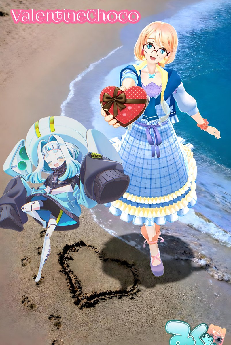 🌤 バレンタインデー #桜乃そら #ポロンちゃん #みくちゃ