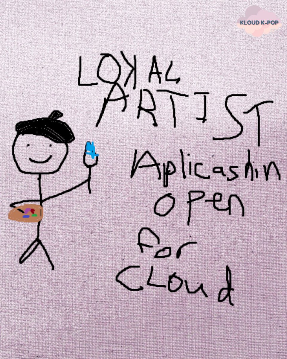 want to be a part of Kloud K-Pop's Local Artist Program? we're opening applications for local artists to sell their merchandise to our Kloud community! the application is for our 2026 summer term (april 2026 - september 2026) and will close on february 28! 🩵🩷