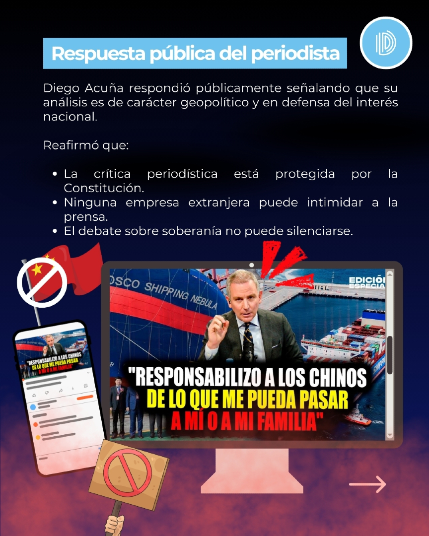 Ilad_media's tweet photo. 🚨 ESCÁNDALO | China intenta callar a un periodista peruano y el caso se dispara a nivel INTERNACIONAL 🌎 https://t.co/EyArPNNEgg