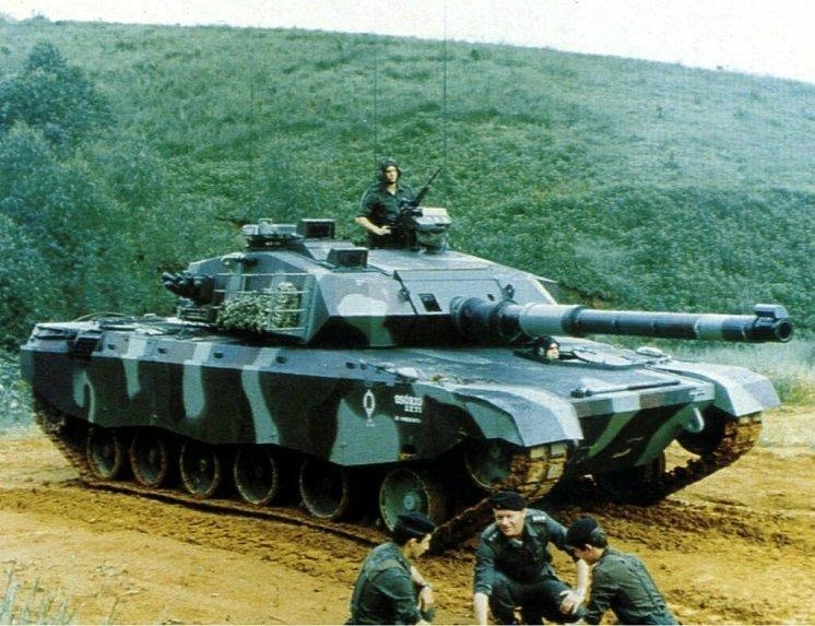 EE-T1 Osório developed by Brazilian Company Engesa in service of the Brazilian Army
