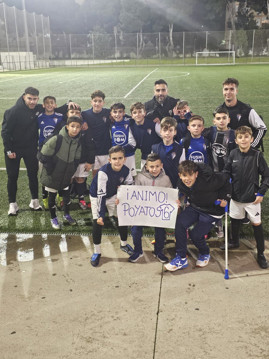 💪🏻 ¡Ánimo, Poyatos! 

🦁 ¡El mensaje de aliento al jugador del #CDSFAlevínA tras su grave lesión!

👉🏻 Los cachorros han empatado (2-2) ante el Novoconil. 

#CDSFútbolBase