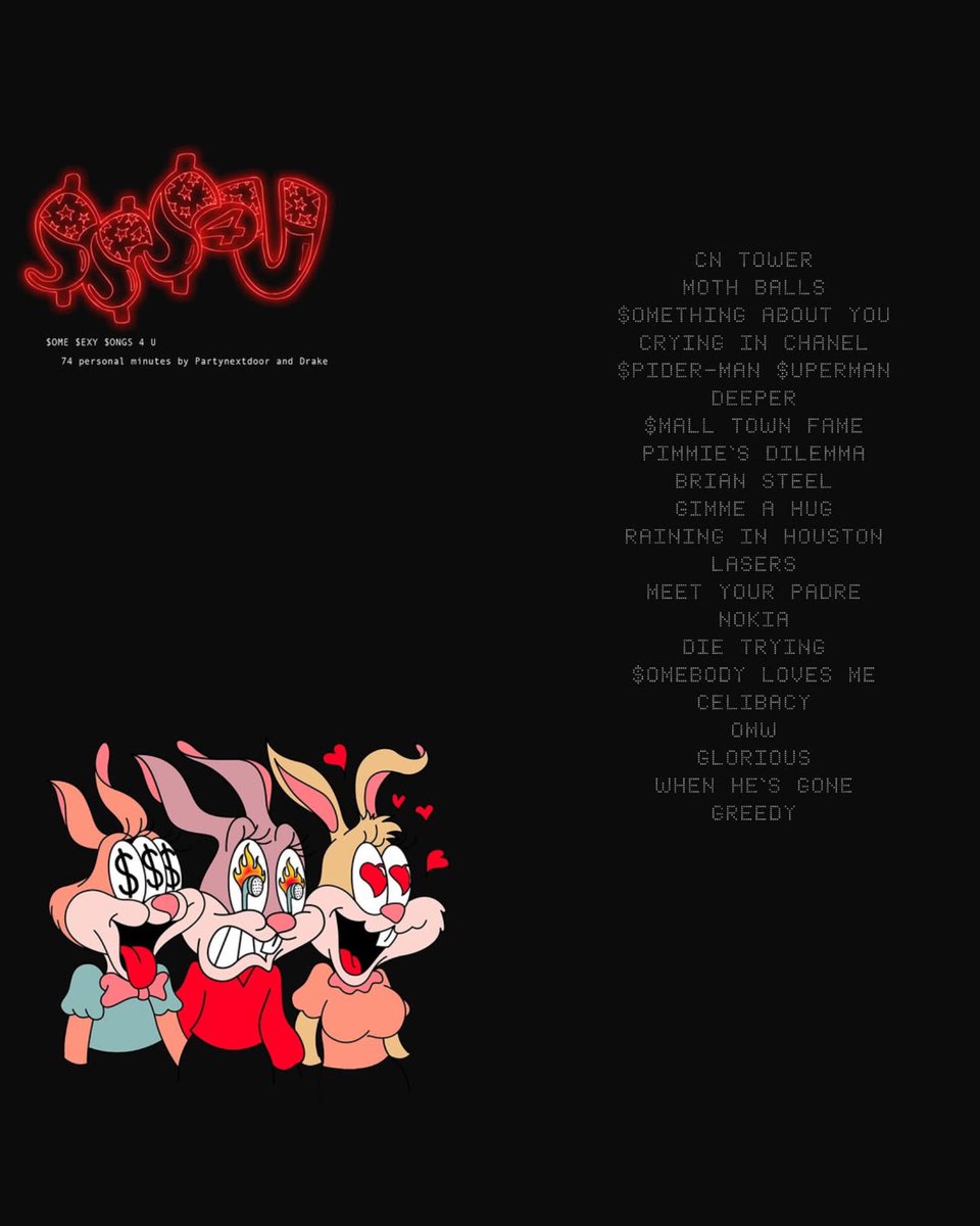 One year ago today, Drake &amp; PARTYNEXTDOOR dropped '$ome $​exy $​ongs 4 U'‼️💿

RATE THIS ALBUM 1-10 ⬇️👀