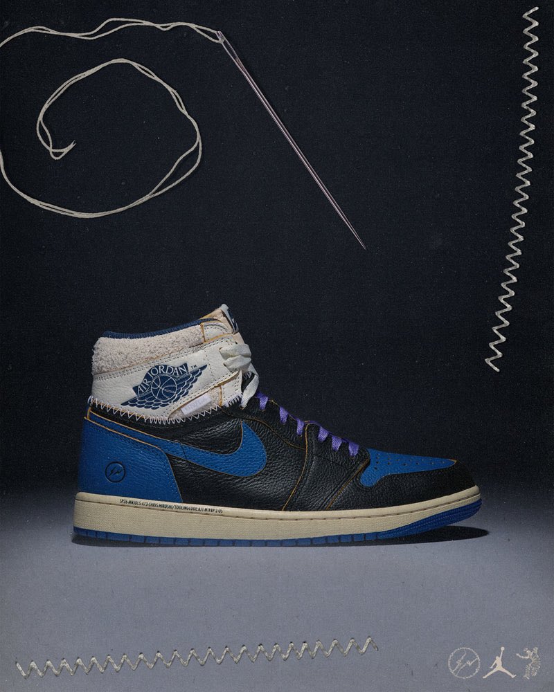 Union LA x Fragment x Jordan 1 - tomorrow at 8am PT/11am ET 

unionjordanfragment.com