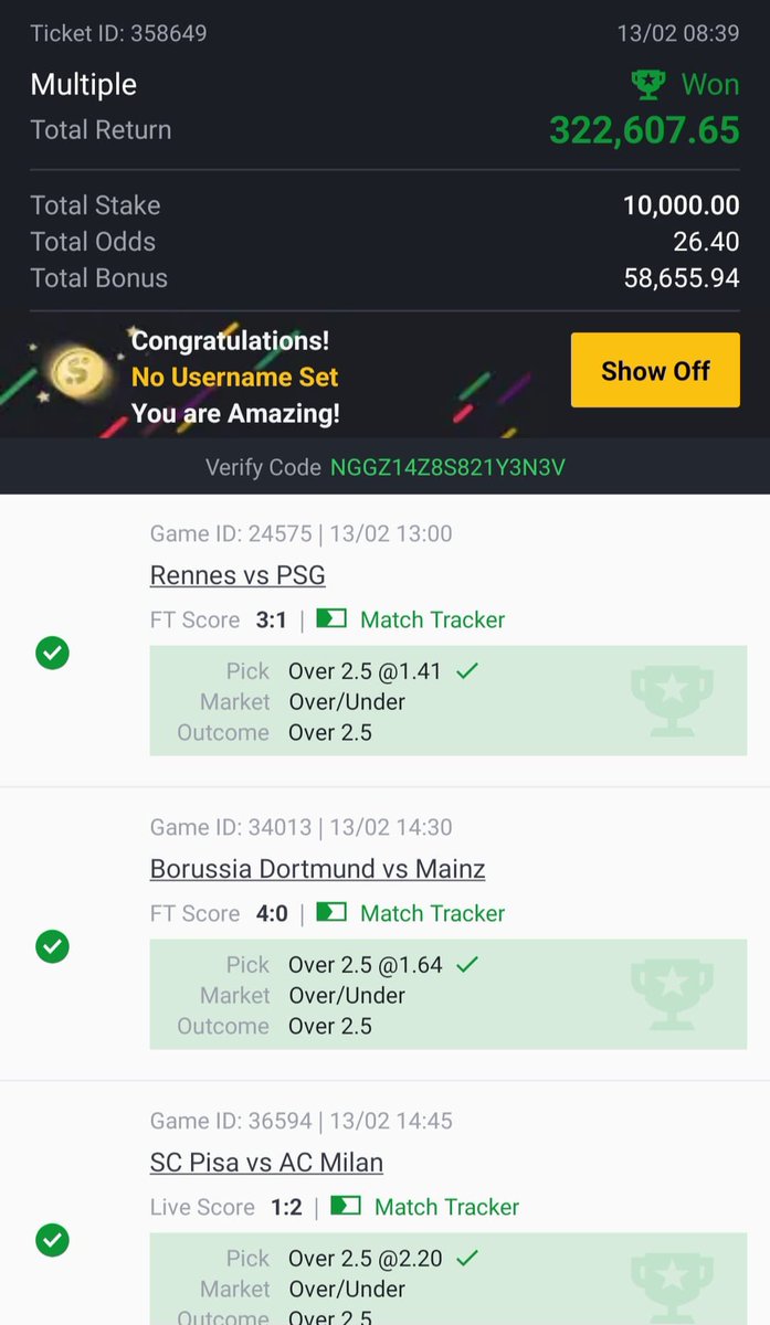 If you played congratulations to us 🎉