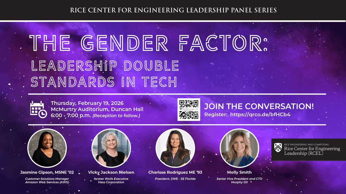 Rice Center for Engineering Leadership tweet media