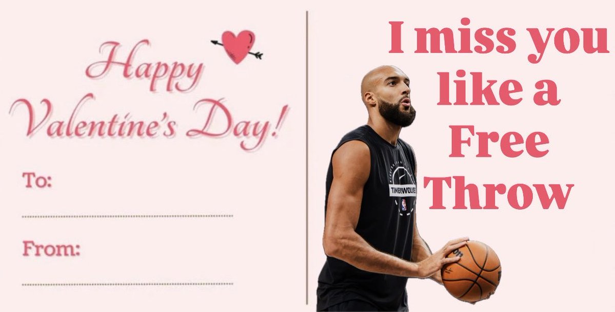 If you still need a Valentine’s Day Card to tell that special someone just how you feel, got you covered!

4th Annual <a href="/NoPantsCrunch/">Crunch Wears No Pants - A Wolves Pod</a> Timberwolves V-day cards just  dropped. 

A thread: