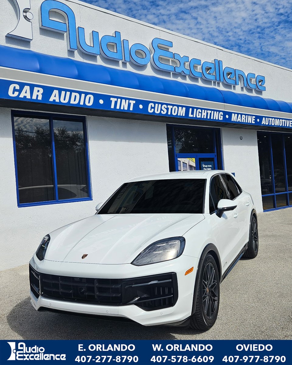 AudioExcellence's tweet image. 🔊High end car. Check. Fresh tint. Check. Custom box in the trunk. Check🔊

Porsche Cayenne

#AudioExcellence #CustomSound #CarAudioUpgrade #orlandocaraudio #orlandosbest #porsche