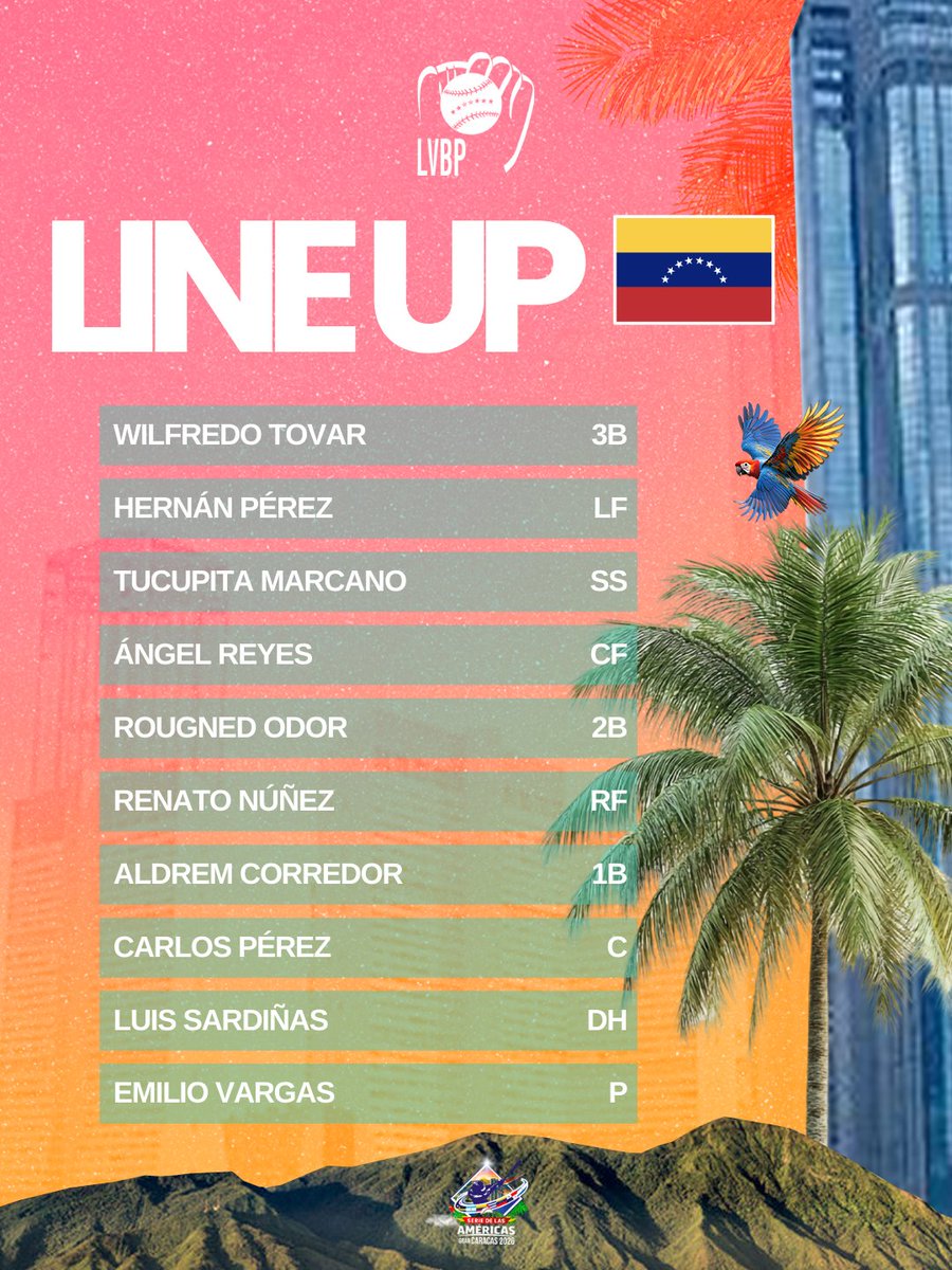 Equipo ganador no se cambia 😎

Esa es la premisa con la que César Izturiz afrontará esta gran final de la #SerieDeLasAmericas 🌎, en la que Venezuela 🇻🇪 dejará todo en el terreno para doblegar a Colombia 🇨🇴 y obtener el campeonato 🏆

#GranCaracas2026